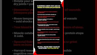 5 Morning Habits After 50 That Can Add 30 Extra Years to Your Life!