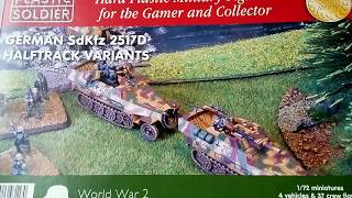 Plastic Soldier Company sdkfz 251/D Variants  1/72 Scale
