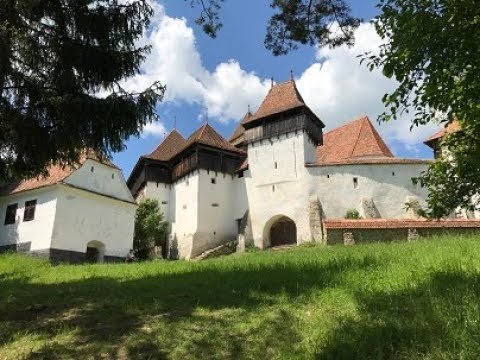 Viscri Romania, Rustic Transylvanian Saxon Hilltop Fortress Church