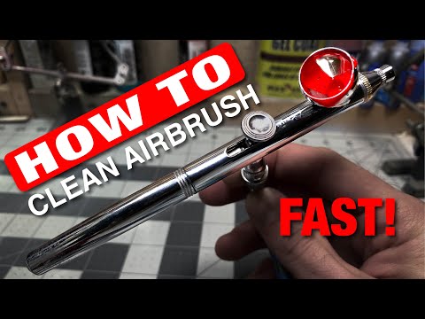Cleaning Airbrush Between Colors // Quick Tip Airbrushing