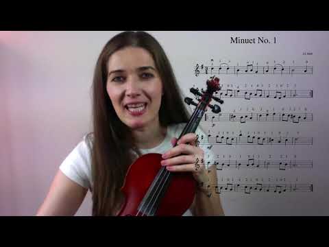 13. MINUET 1 - J.S. Bach  - SUZUKI VIOARA Volumul I