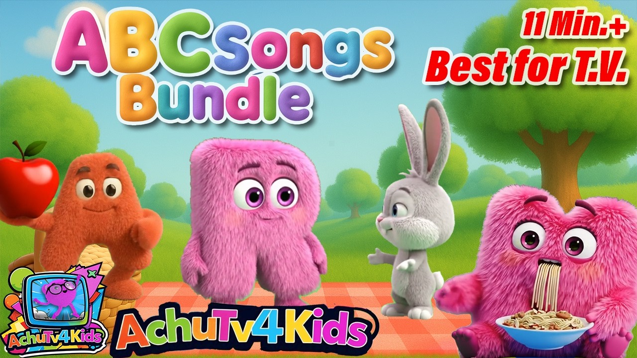 🔤 ABC Bundle with Jolly Phonics – Fun Learning Kids Songs | AchuTV4Kids