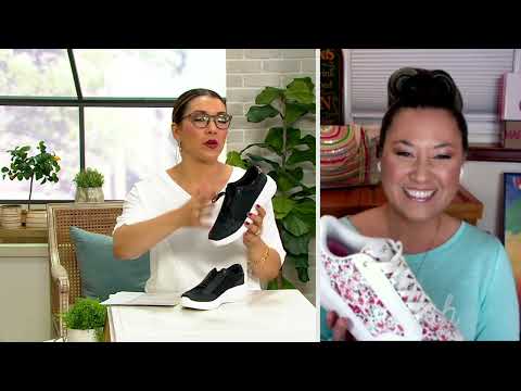 Ryka Casual Lace-Up Sneakers - Astrid Print on QVC