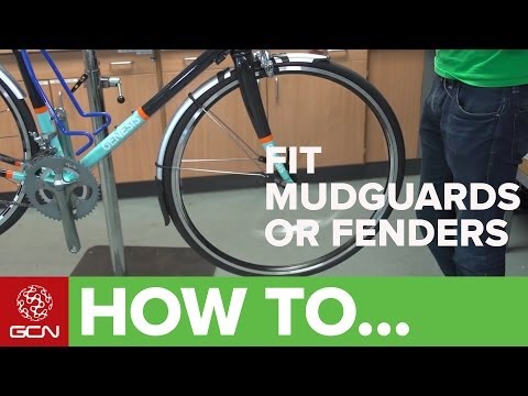 How To Fit Road Bike Mudguards Or Fenders - Fit SKS Race Blades