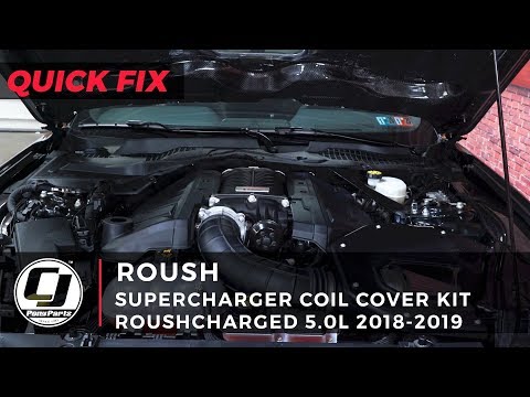 2018-2020 Ford Mustang GT Install: Roush ROUSHCharged Supercharger Coil Covers