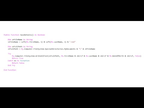 Object Oriented Programming 4 – Methods