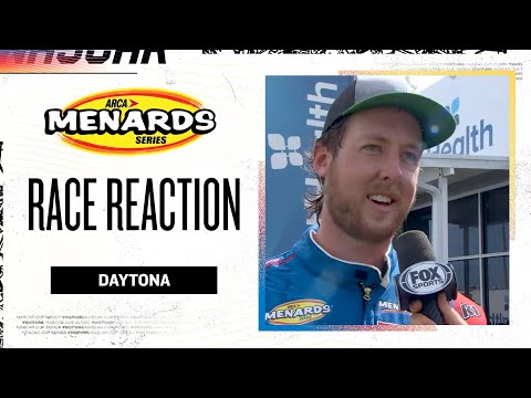 Cleetus McFarland reacts to early exit from first race at Daytona