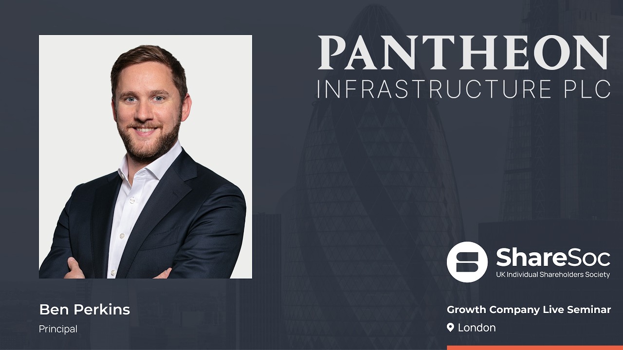 Thumbnail for Pantheon Infrastructure PLC (PINT) - ShareSoc Growth Company Seminar