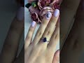 Серебряное кольцо с топазом Лондон Блю 1.695ct