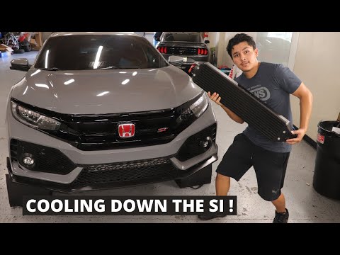 INSTALLING THE MISHIMOTO INTERCOOLER ON MY 2020 CIVIC SI