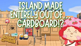 CARDBOARD Island!? Boxes everywhere! | Island Tour | ACNH | Animal Crossing New Horizons