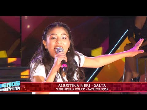 Agustina Neri de Salta la rompió cantando "Aprender a volar" de Patricia Sosa