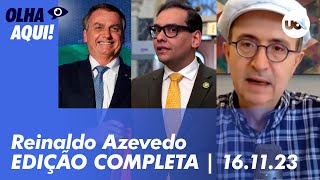 ???? Reinaldo Azevedo ao vivo: Bolsonaristas nos EUA; Bolsonaro ganha na Mega-Sena; Dino e caso CV