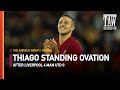 Thiago Alcantara's standing ovation after Liverpool 4 Manchester United 0