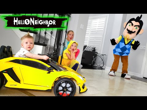 Baby Saves Us From Hello Neighbor!!! Scavenger Hunt!