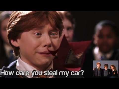 Harry Potter and the Chamber of Secrets - How dare you steal my car? (scene)