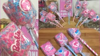 Barbie Rice Crispy Treat Pops(How To)