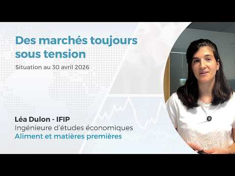 Marchés des matières premières ... toujours sous tension