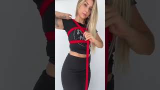 Easy heart shibari chest harness tutorial for Valentine’s Day  #shortsvideo #valentinesday #shibari
