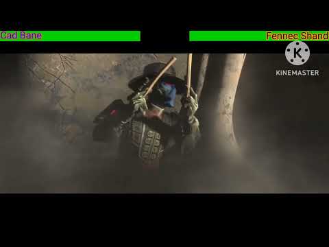 Cad Bane vs Fennec Shand with healthbars / Bora Vio fight / part 2