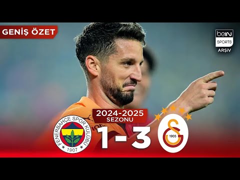 GENİŞ ÖZET: Fenerbahçe (1-3) Galatasaray | 6. Hafta - 2024/2025