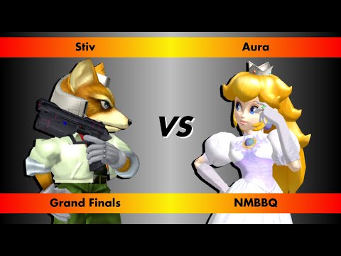NMBBQ Grand Finals - Stiv (Fox) Vs. Aura (Peach) - SSBM