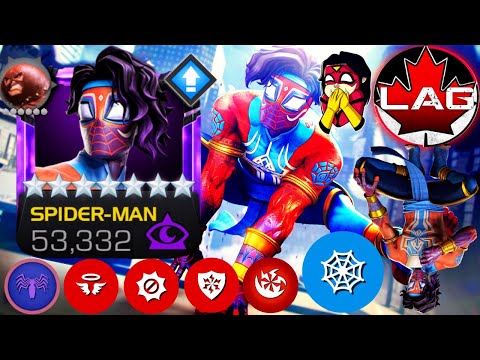 NEW Spider-Man💪🏽SO STRONG!! Pavitr Prabhakar = RIP Cosmic Class! Serpent/DarkPhoenix/& Thanos!- MCOC