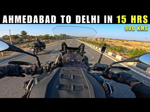 Ahmedabad To Delhi 900 KMS In Just 15 HRS | Non Stop RIde | Next Ride preparation Begins