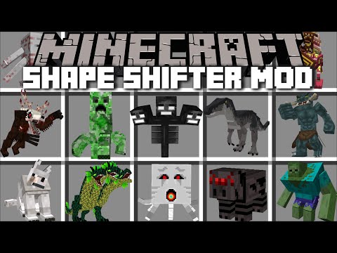 Transform into Dangerous Bosses with Minecraft Shape Shifter Mod!