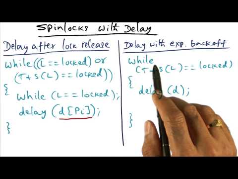 Spinlocks With Delay - Georgia Tech - Advanced Operating Systems