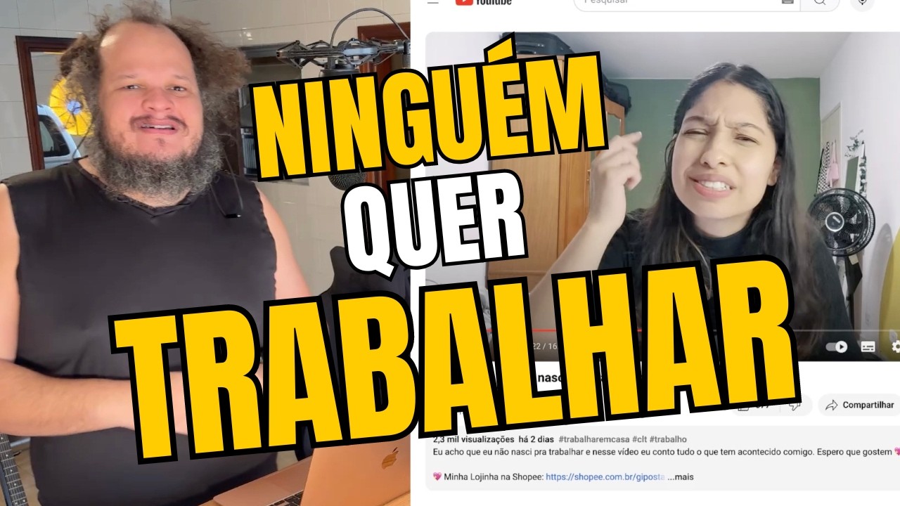 NÃO NASCI PRA TRABALHAR