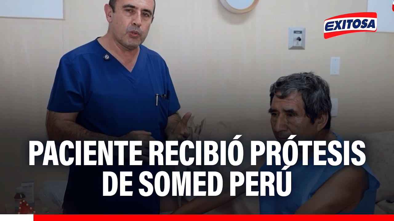 🔴🔵 Paciente recibió prótesis de cadera de Somed Perú y pudo volver a caminar