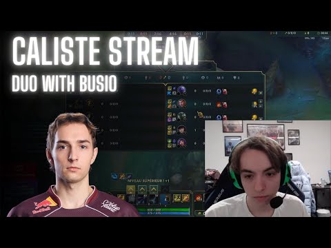 KC Caliste & KC Busio Duo Stream | Nawa VS Ketrab List Busio | Aphelios VS Yunara |
