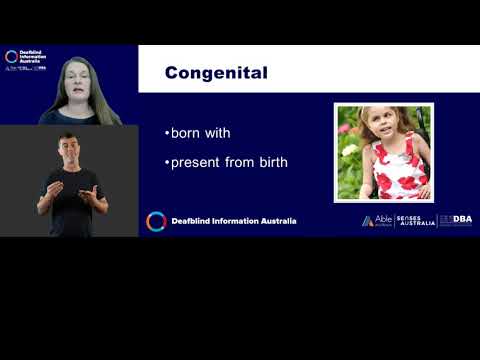 Introduction to Congenital Deafblindness