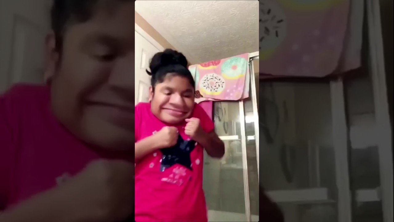 Shy Girl Dancing to Baila Esta Cumbia