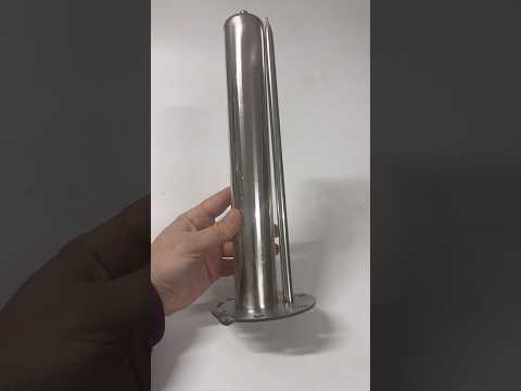 Фланец-колба под сухой стеатитовый ТЭН 2100W длина 400 мм для водонагревателя ATLANTIC,нержавейка - фото 1 - id-p1162545446