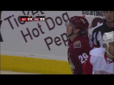 Detroit Red Wings at Phoenix Coyotes, October 22, 2009 Part 1