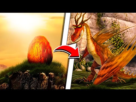 EU CRIEI UM DRAGÃO PESADELO MONSTRUOSO no SCHOOL OF DRAGONS #72