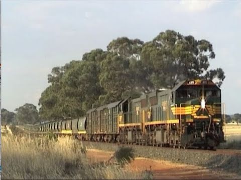 From the Archives:  Freight train at Myers Flat.  Thur 18/12/03