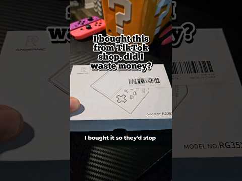 I bought this from TikTok shop. Is it amazing or awful? #retrogaming #emulator #roms #gba #anbernic