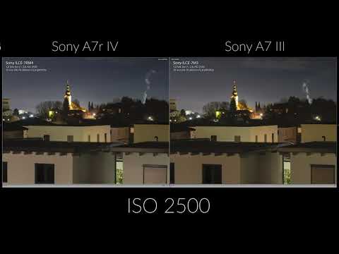 Sony A7r IV vs  A7 III High ISO Sample Images