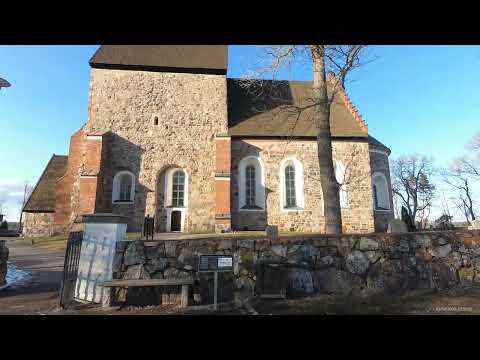 [4K] Walking in Gamla Uppsala, Uppsala, SWEDEN