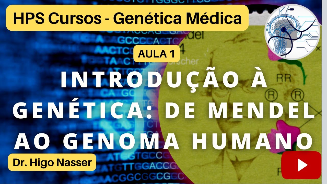 AULA 1 - Introdução à Genética: De Mendel ao Genoma Humano #medicina #genética #genoma #enem