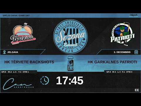 🎧🎤 ERST Elite 2023 12 03 | HK TĒRVETE BACKSHOTS (TRV) - HK GARKALNES PATRIOTI (GRK) | EE