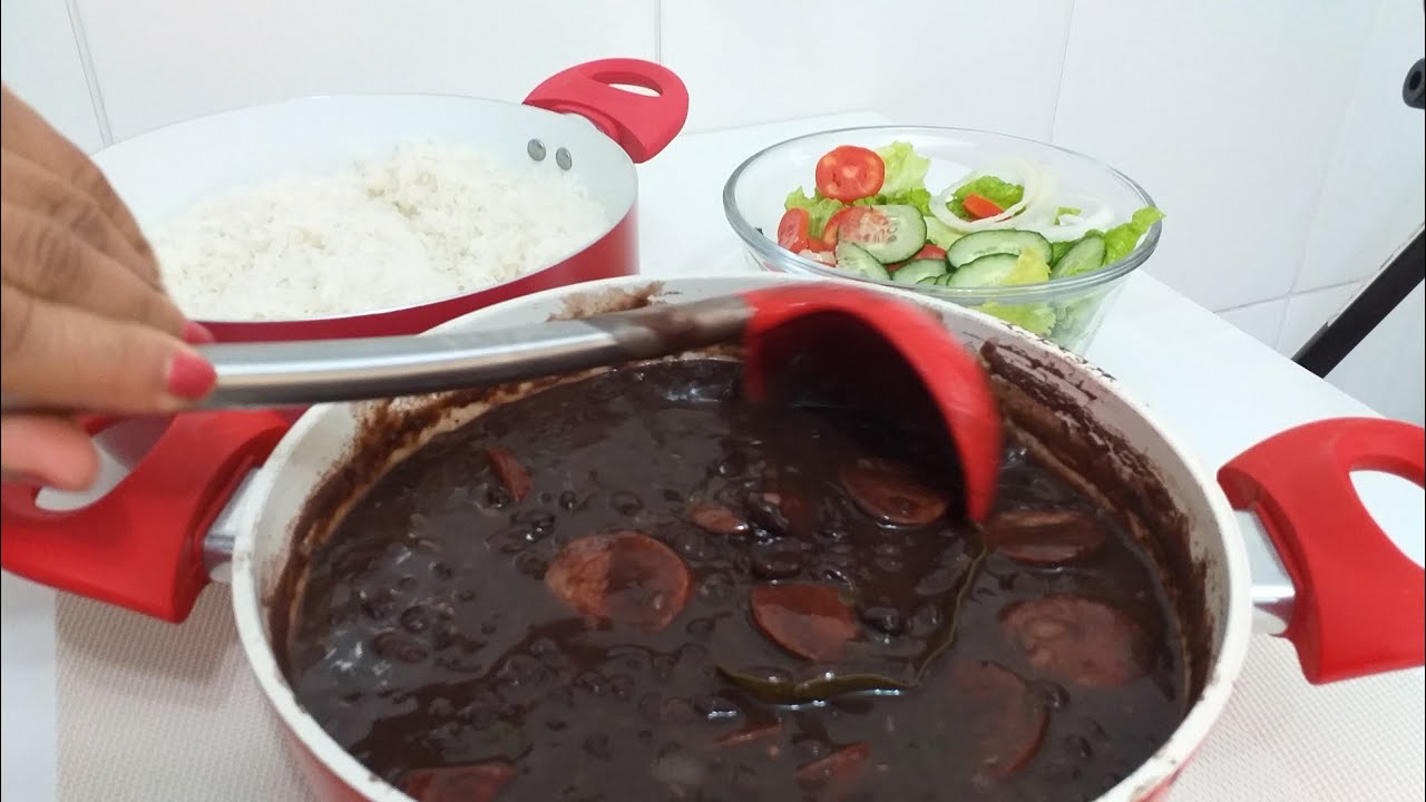 FEIJÃO PRETO COM  CALABRESA| FÁCIL E DELICIOSO