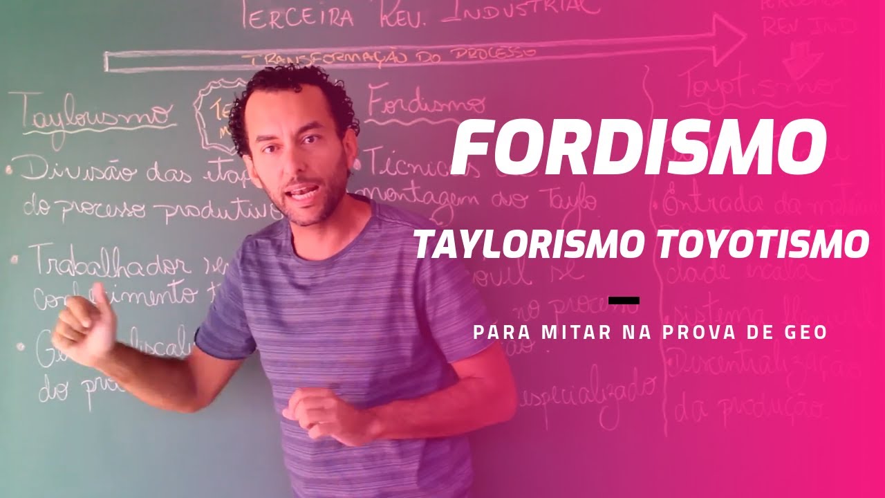 Taylorismo - Fordismo - Toyotismo - Geografia