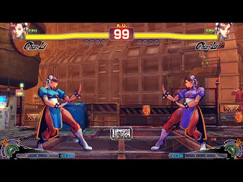 Chun-Li vs Chun-Li Mirror Match! Special Fight Request CPU vs CPU