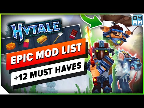 +12 LEGENDARY MODS For Hytale: Epic Mounts, More Gear, Glowing Ore & MORE!