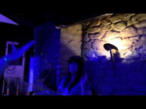 Maria Healy at Tropi Bar San Antonio Ibiza July 13th 2014 playing Joc Vs Patterson Taxi Out Nowhere