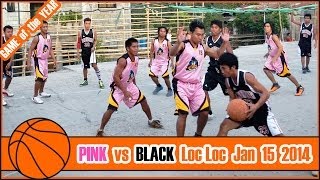 preview picture of video 'Street basketball - The pink team versus the black team in Loc Loc, The Philippines'
